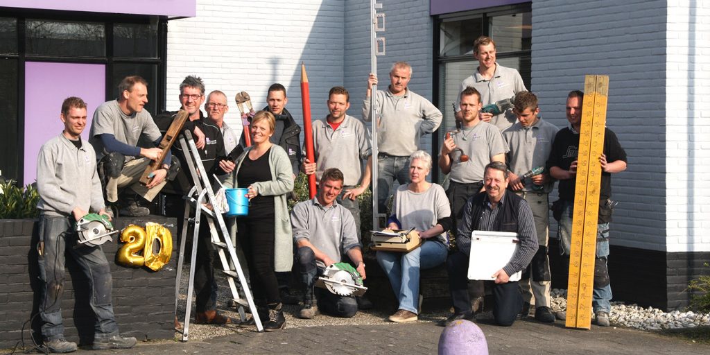 Het Team van Aannemersbedrijf Eikenaar Zwolle